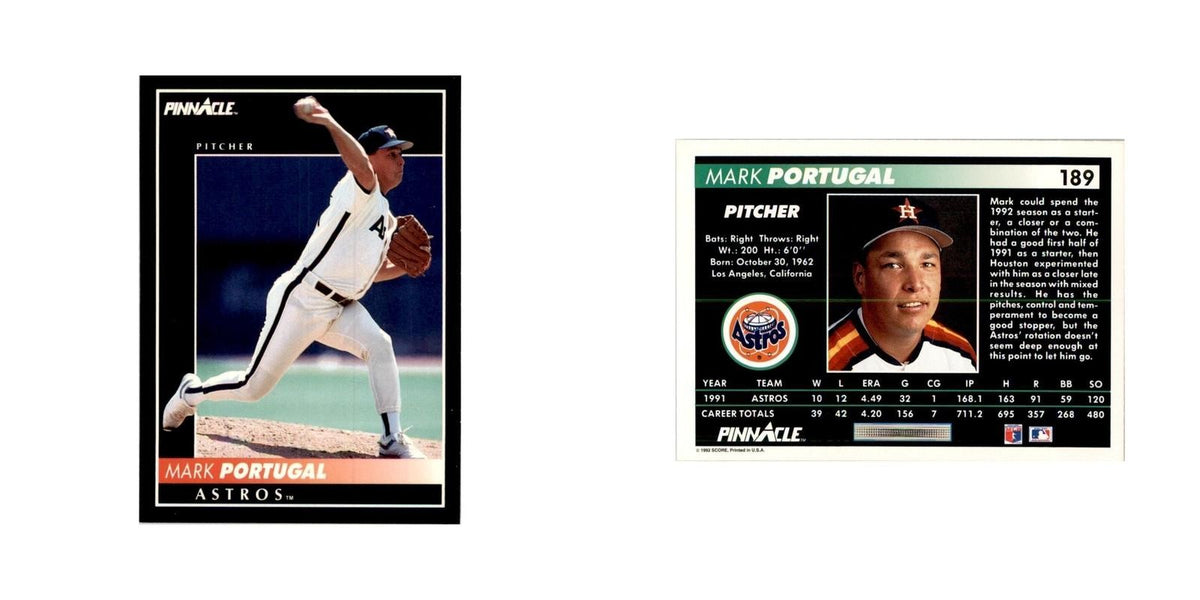 1992 Pinnacle Mark Portugal Baseball Cards #189