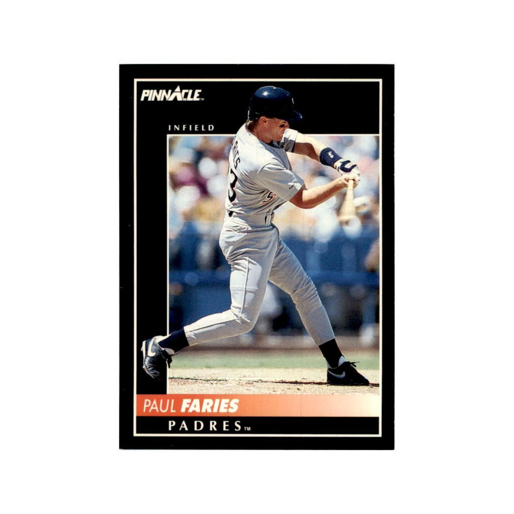 1992 Pinnacle Paul Faries Baseball Cards #332