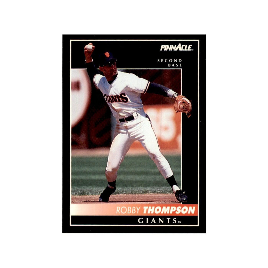 1992 Pinnacle Robby Thompson Baseball Cards #143