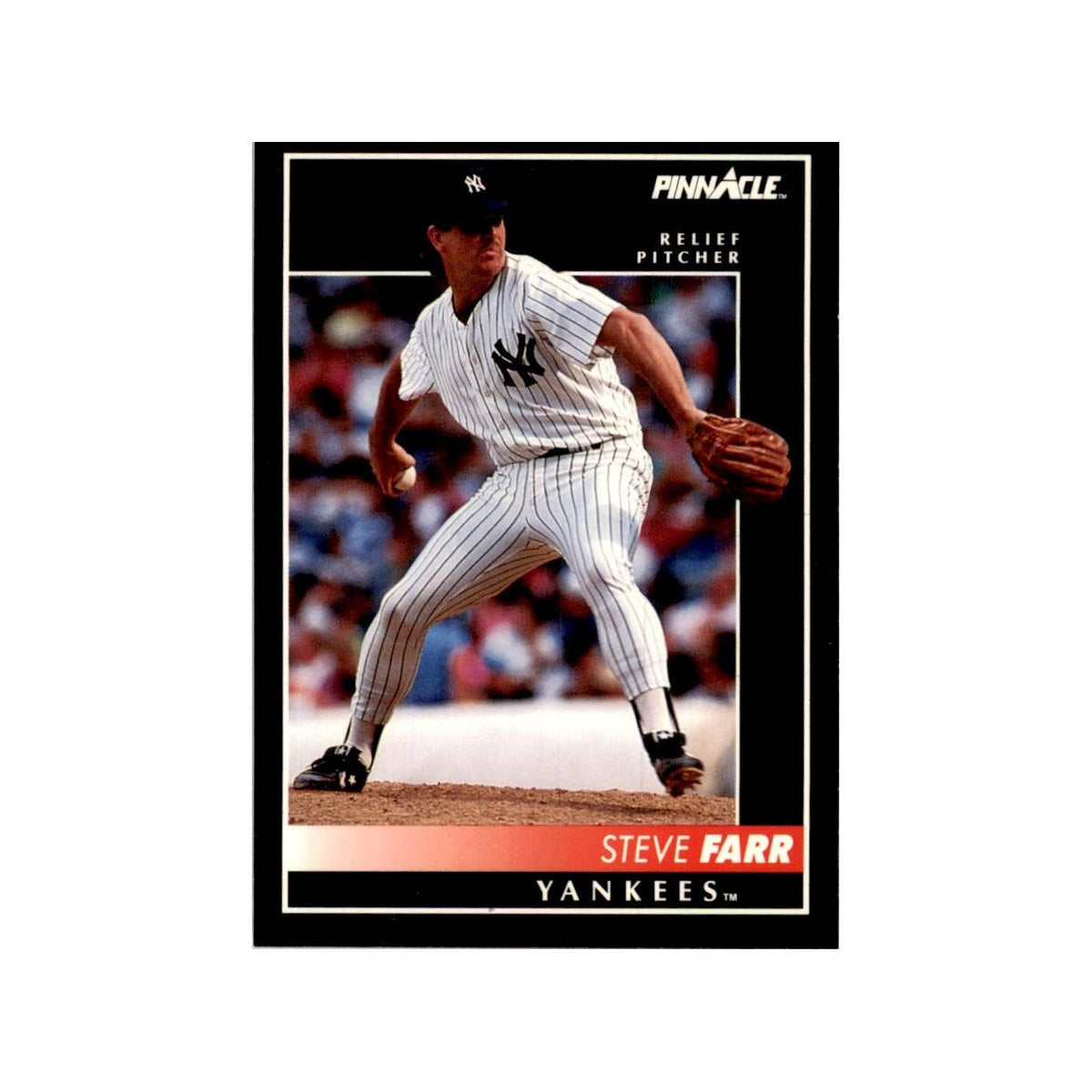 1992 Pinnacle Steve Farr Baseball Cards #206
