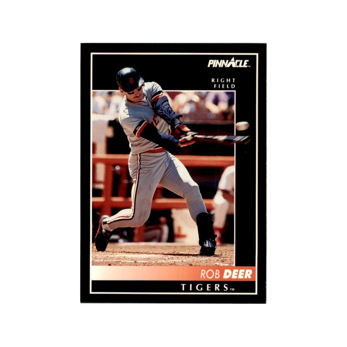 1992 Pinnacle Rob Deer Baseball Cards #348