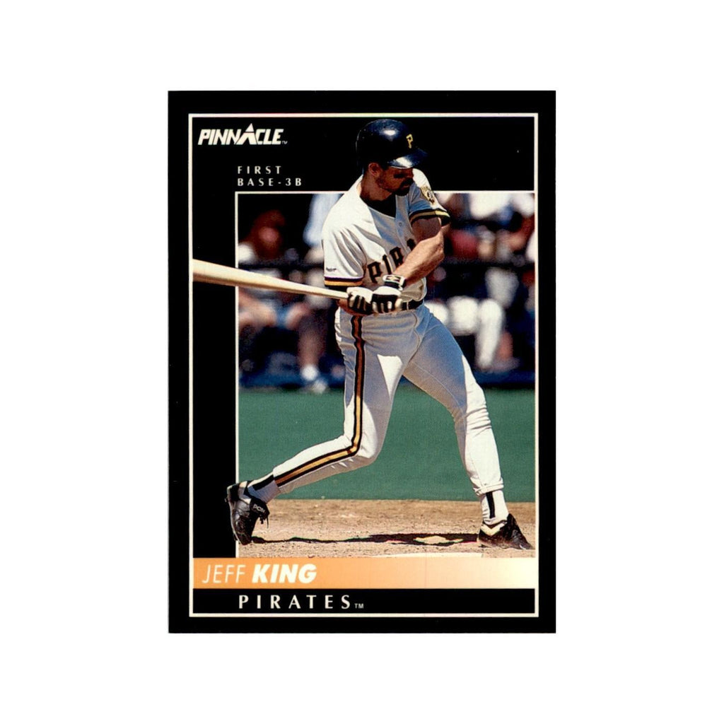 1992 Pinnacle Jeff King Baseball Cards #317