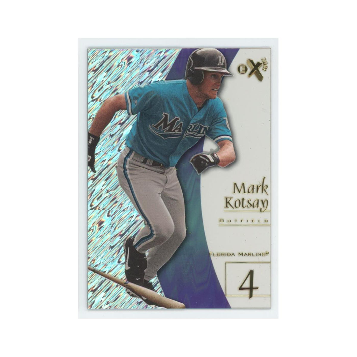 Mark Kotsay 1998 SkyBox E-X2001 Acetate #85 Florida Marlins Baseball Card NM