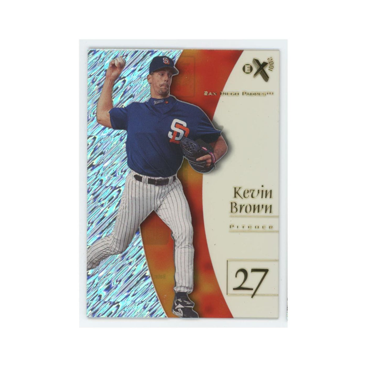 Kevin Brown 1998 SkyBox E-X2001 Acetate #72 San Diego Padres Baseball Card NM