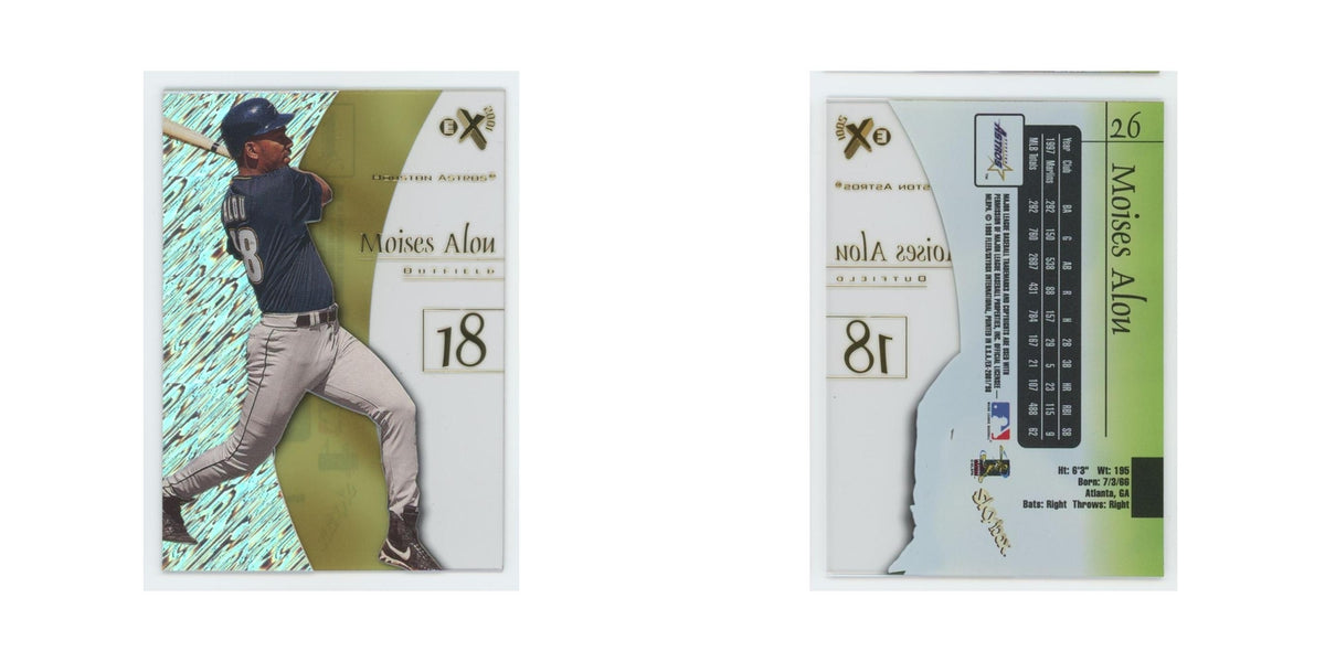 Moises Alou 1998 SkyBox E-X2001 Acetate #26 Houston Astros Baseball Card NM