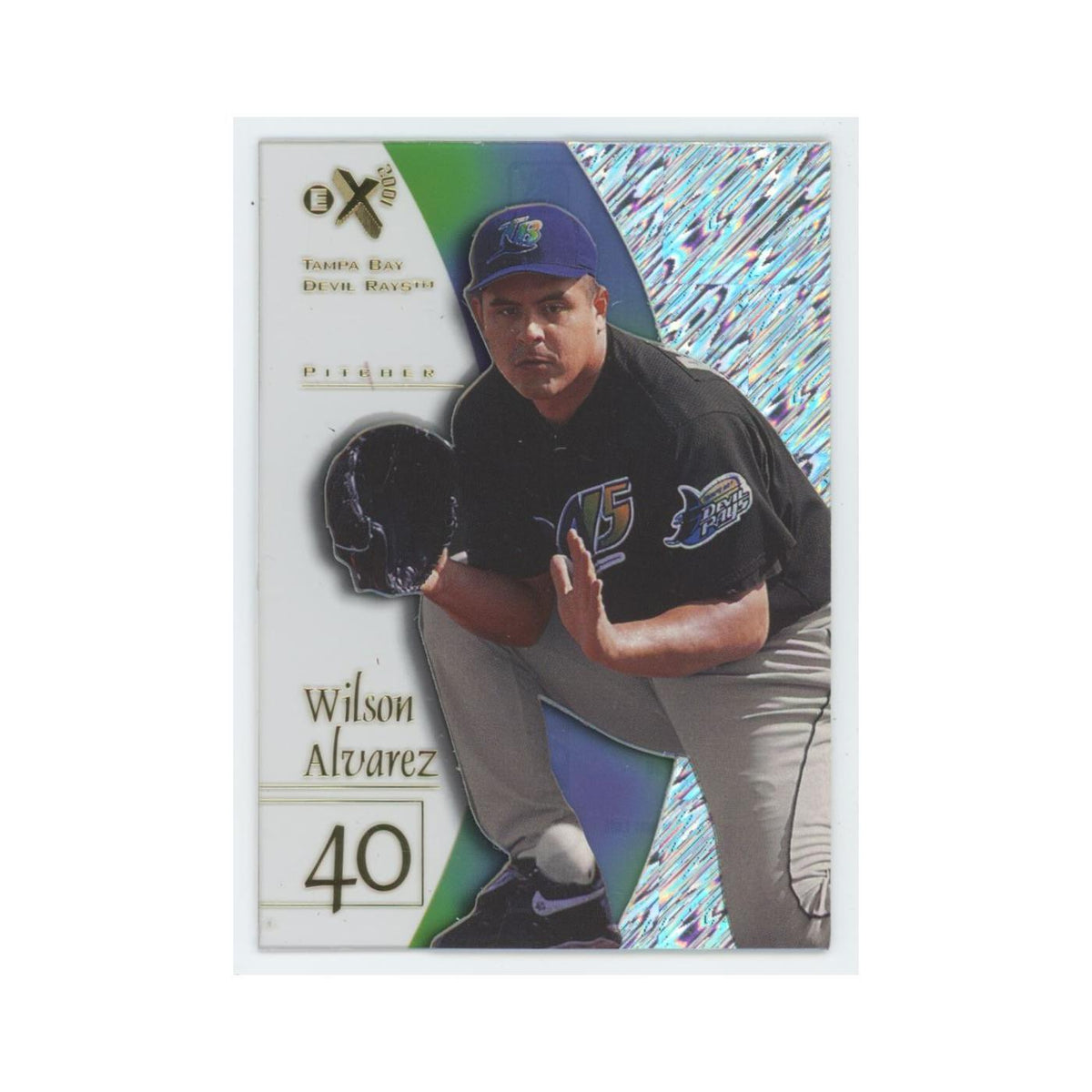 Wilson Alvarez 1998 SkyBox E-X2001 Acetate #56 Tampa Bay Devil Rays NM