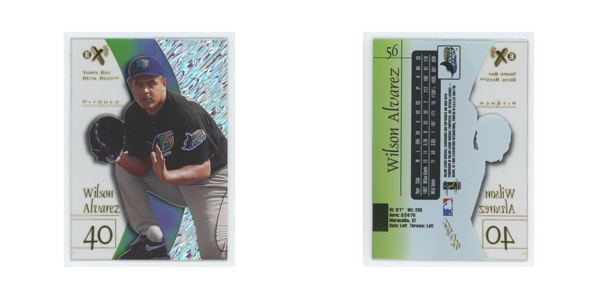 Wilson Alvarez 1998 SkyBox E-X2001 Acetate #56 Tampa Bay Devil Rays NM