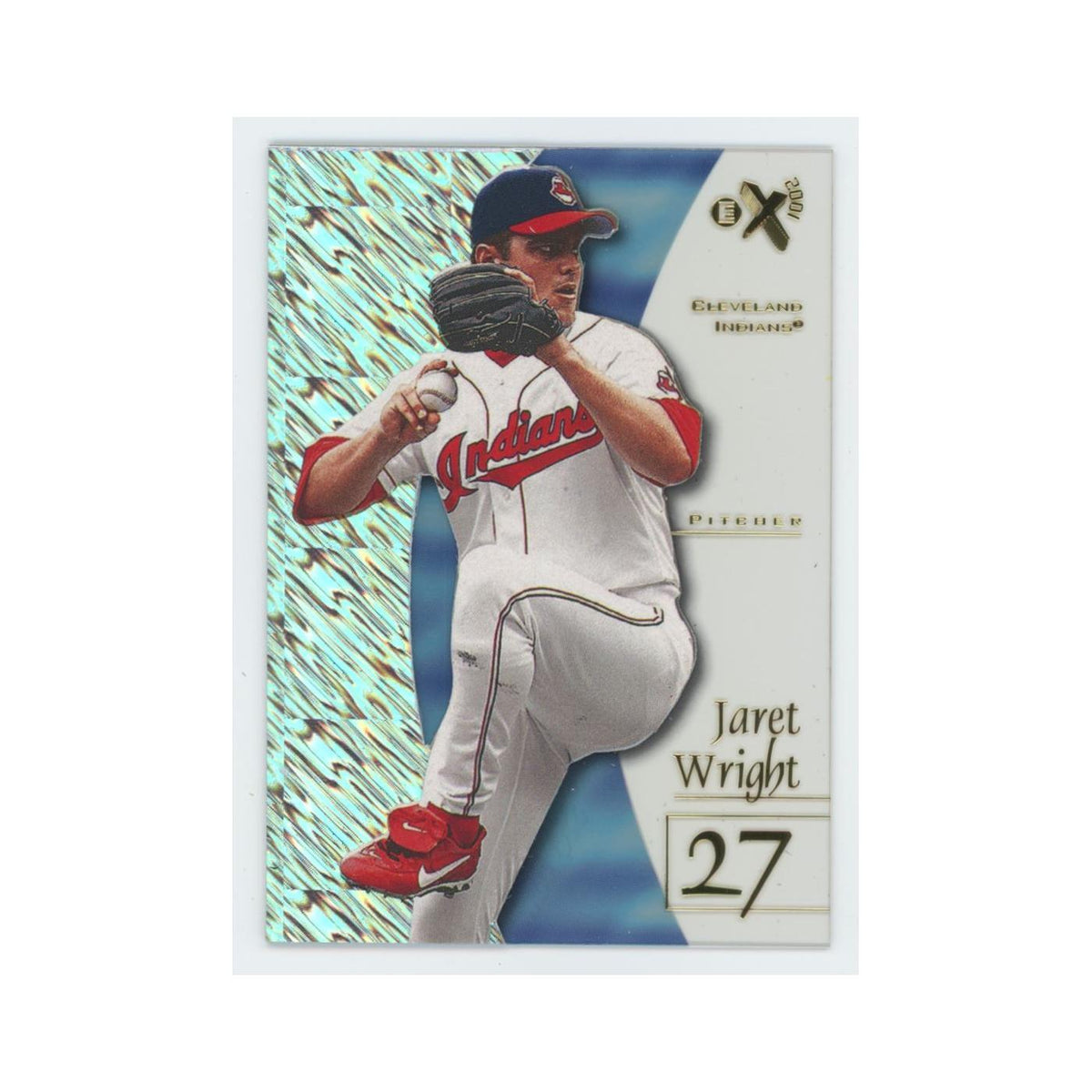 Jaret Wright 1998 SkyBox E-X2001 Acetate #92 Cleveland Indians Baseball Card NM