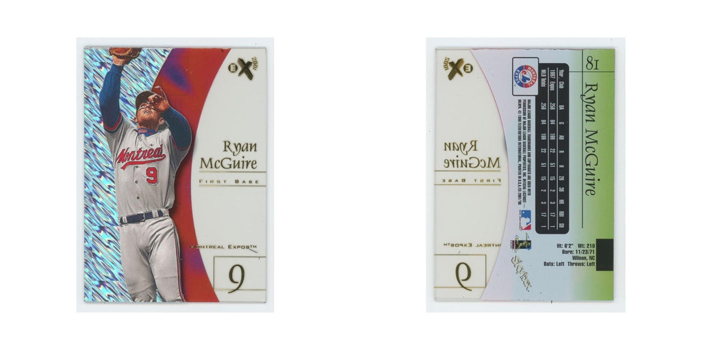 Ryan McGuire 1998 SkyBox E-X2001 Acetate #81 Montreal Expos Baseball Card NM