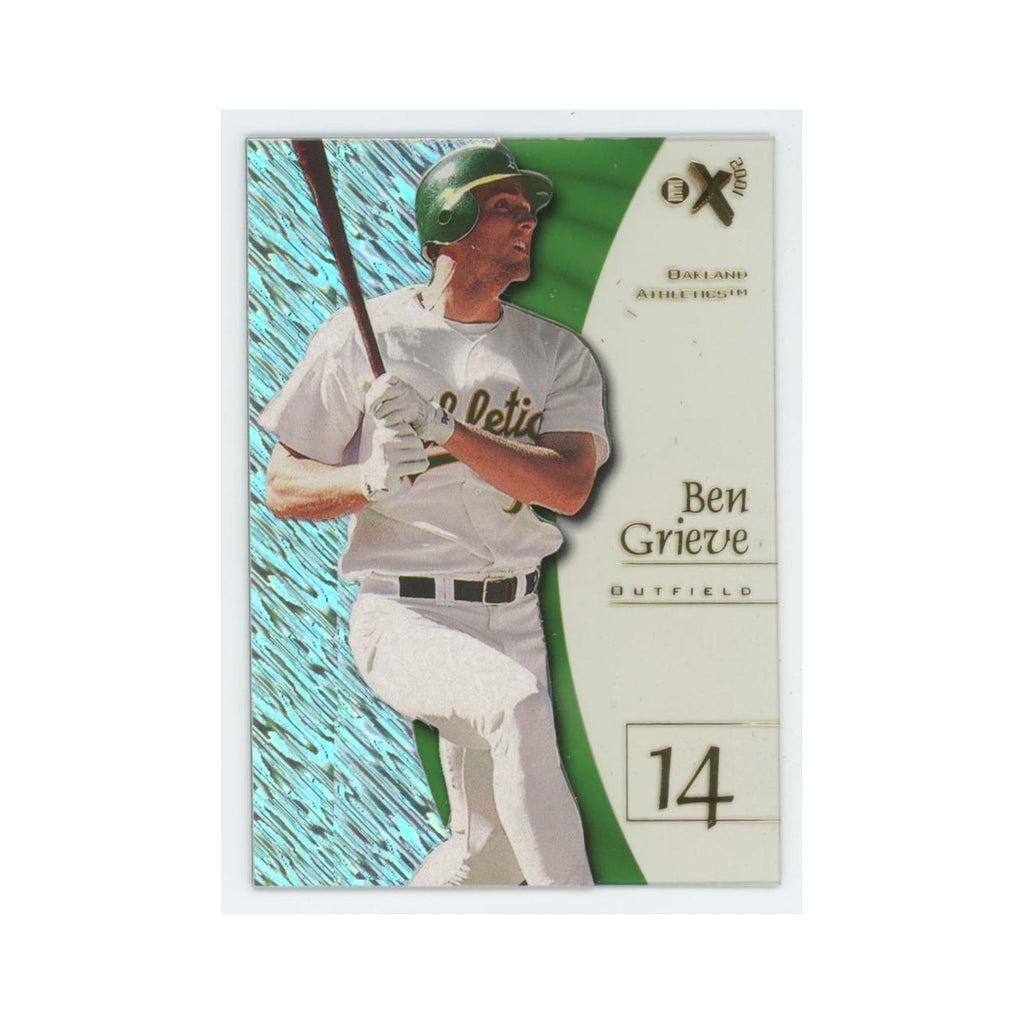 Ben Grieve 1998 SkyBox E-X2001 Acetate #98 Oakland Athletics Baseball Card NM