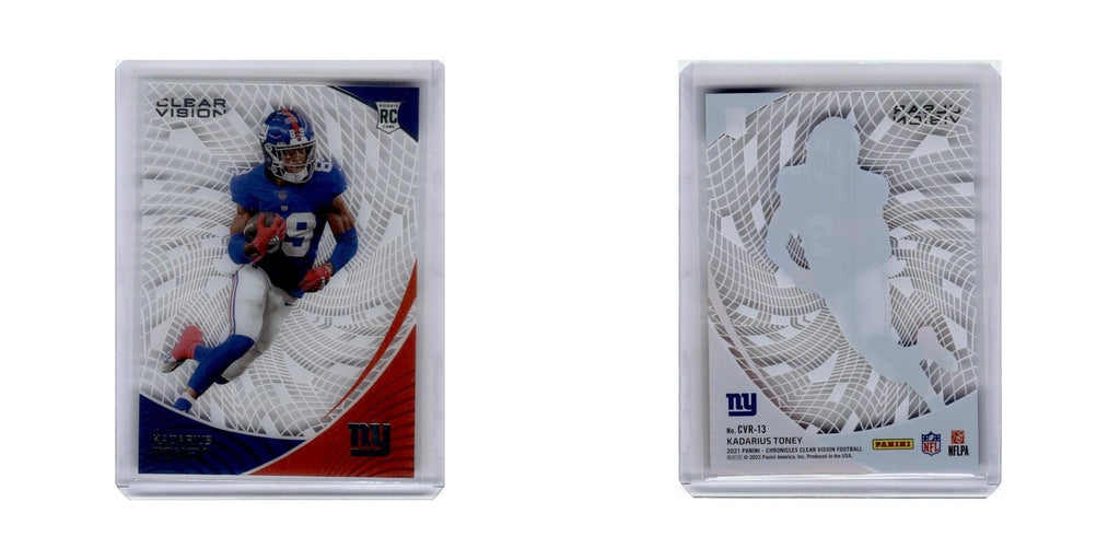 Kadarius Toney 2021 Panini Chronicles Clear Vision Rookies #CVR-13 Giants NM