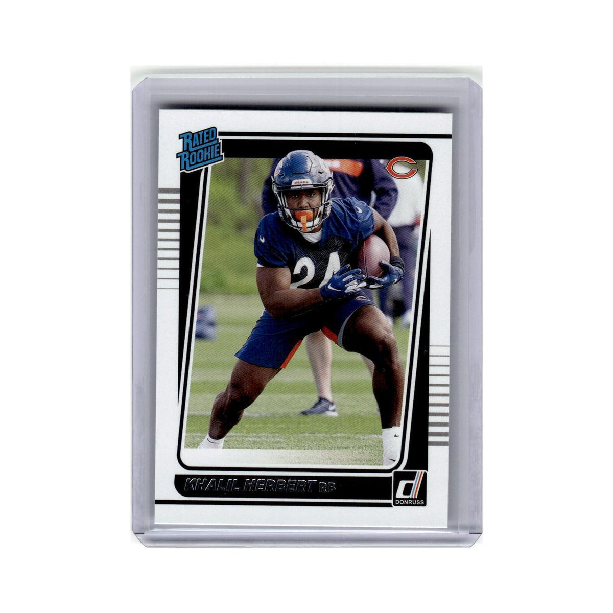 Khalil Herbert 2021 Donruss Rated Rookies #318 Chicago Bears Football Card NM