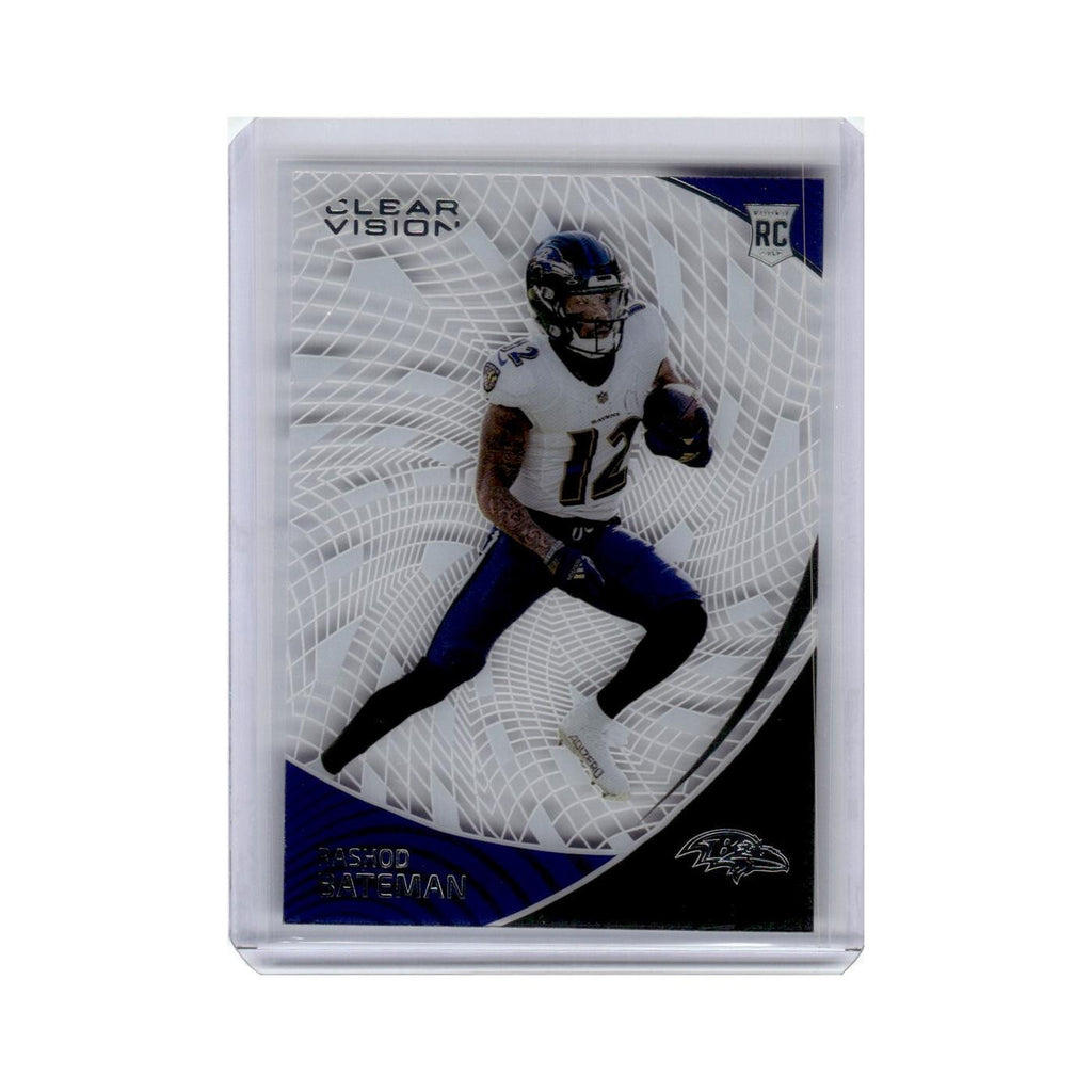 Rashod Bateman 2021 Panini Chronicles Clear Vision Rookies #CVR-16 Ravens NM