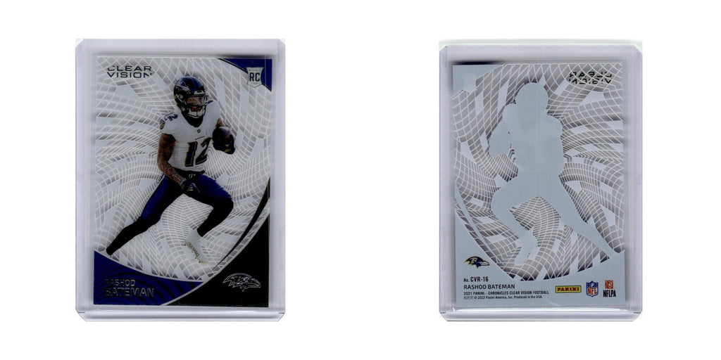 Rashod Bateman 2021 Panini Chronicles Clear Vision Rookies #CVR-16 Ravens NM