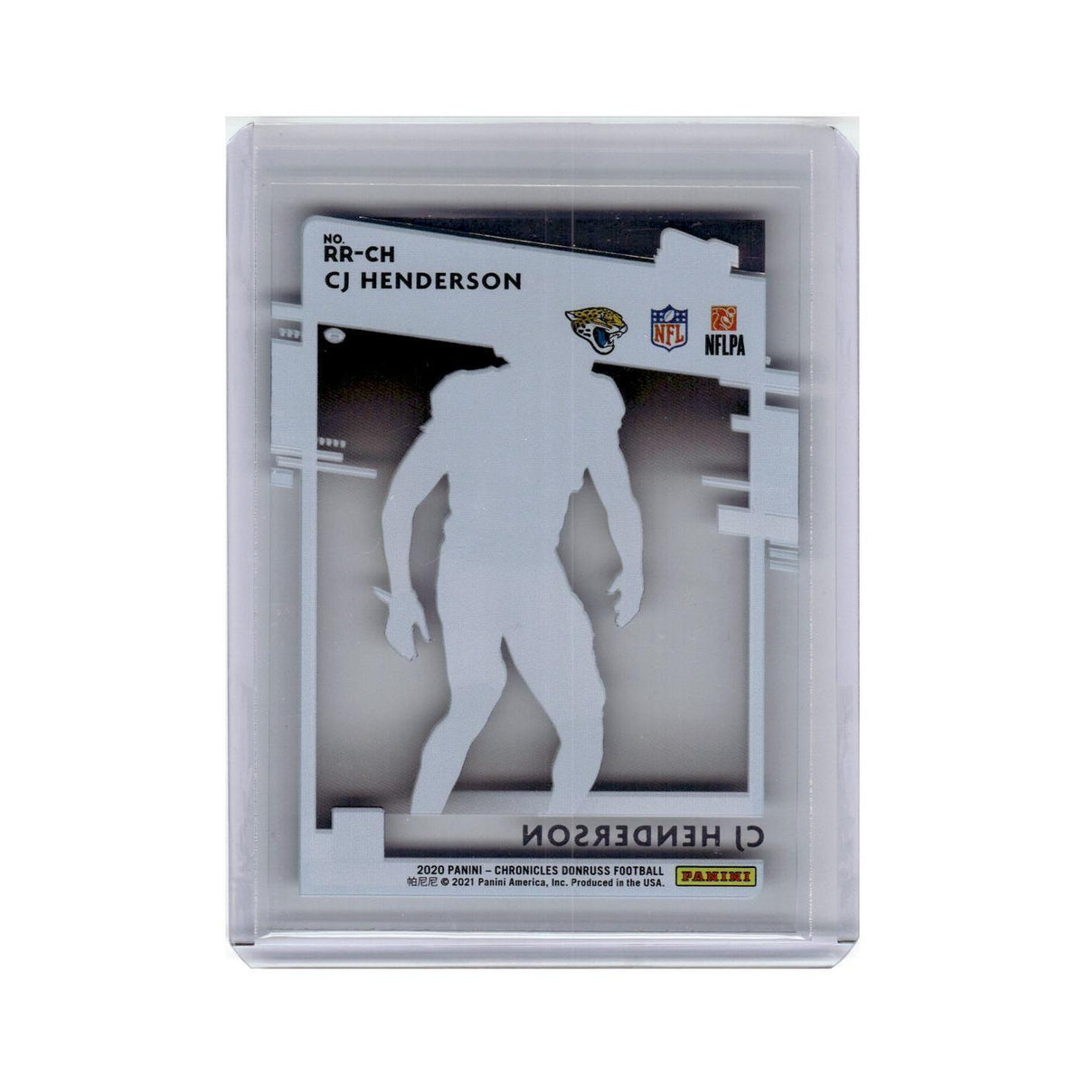 CJ Henderson 2020 Donruss Clearly Rated Rookie #RR-CH Jacksonville Jaguars NM