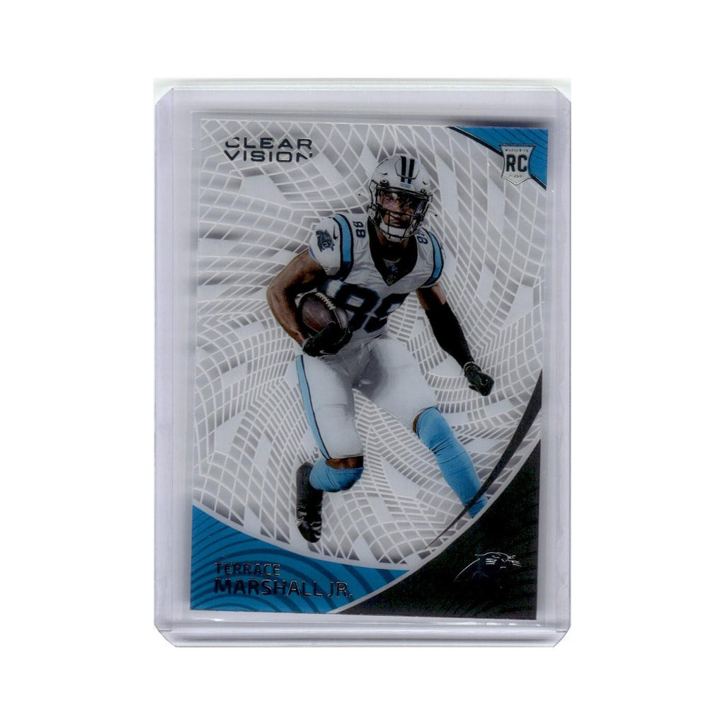 Terrace Marshall Jr. 2021 Panini Chronicles Clear Vision Rookies #CVR-23 NM