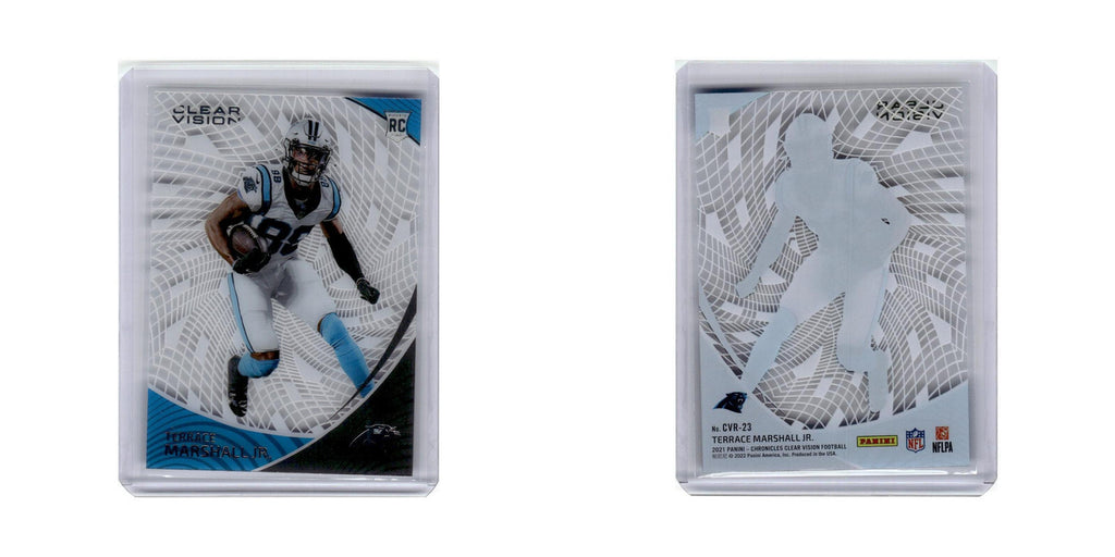 Terrace Marshall Jr. 2021 Panini Chronicles Clear Vision Rookies #CVR-23 NM