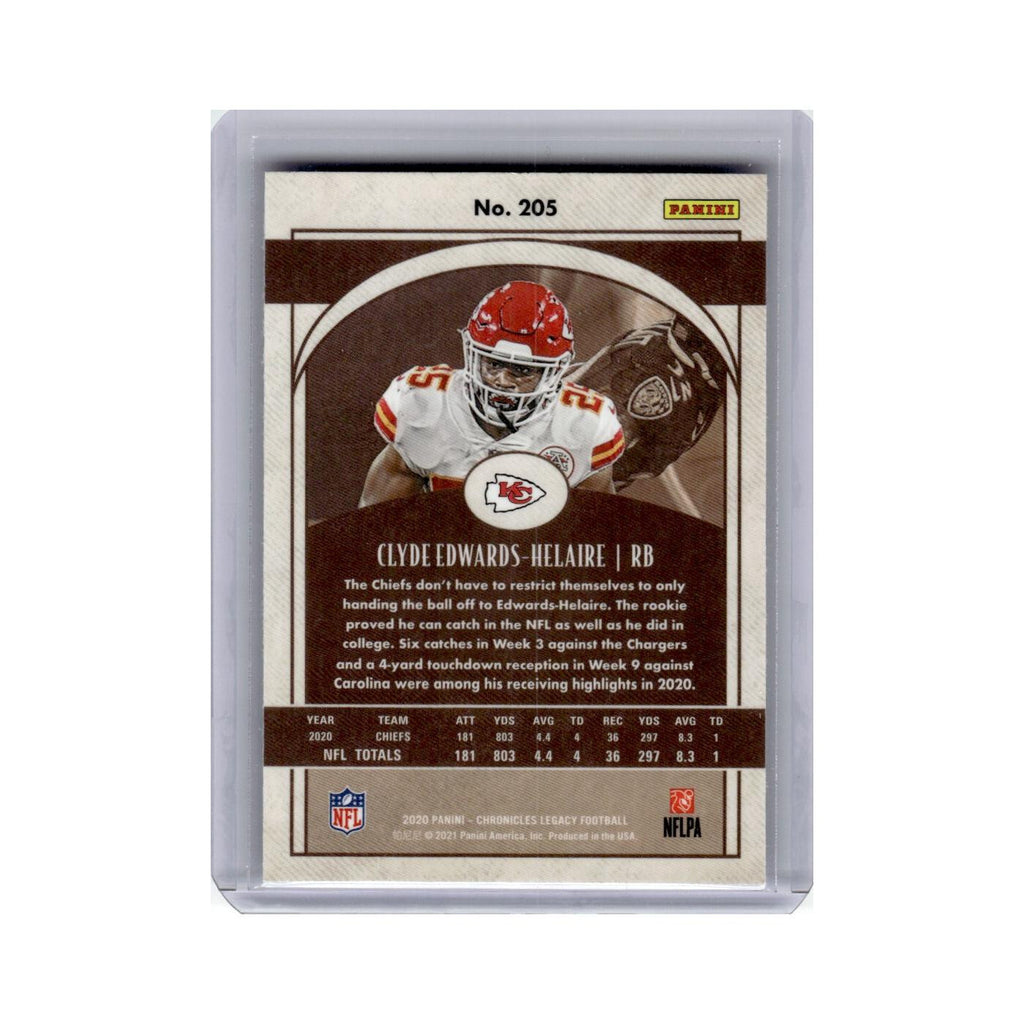 Clyde Edwards-Helaire 2020 Panini Chronicles Legacy Rookies #205 Chiefs NM