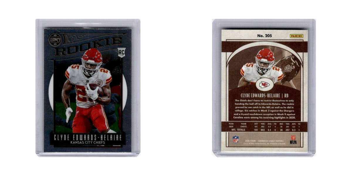 Clyde Edwards-Helaire 2020 Panini Chronicles Legacy Rookies #205 Chiefs NM