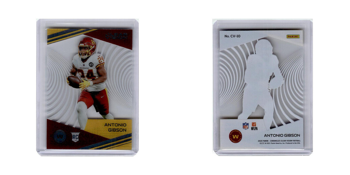 Antonio Gibson 2020 Panini Chronicles Clear Vision Rookies #CV-10 Washington NM