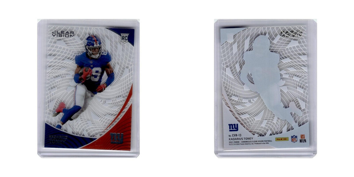 Kadarius Toney 2021 Panini Chronicles Clear Vision Rookies #CVR-13 Giants NM