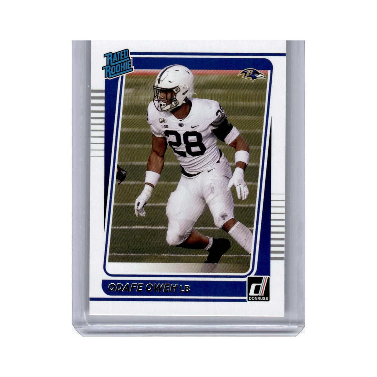 Odafe Oweh 2021 Donruss Rated Rookies #345 Baltimore Ravens Football Card NM