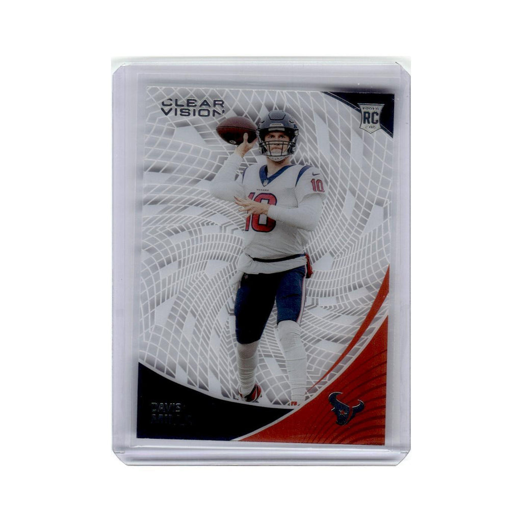 Davis Mills 2021 Panini Chronicles Clear Vision Rookies #CVR-26 Texans NM