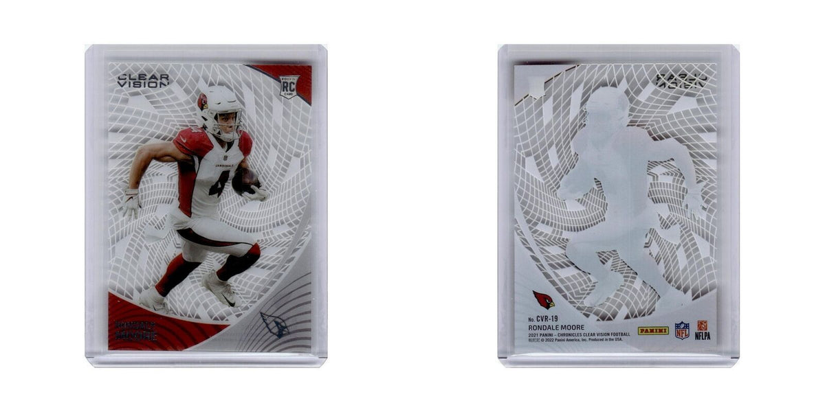 Rondale Moore 2021 Panini Chronicles Clear Vision Rookies #CVR-19 Cardinals NM