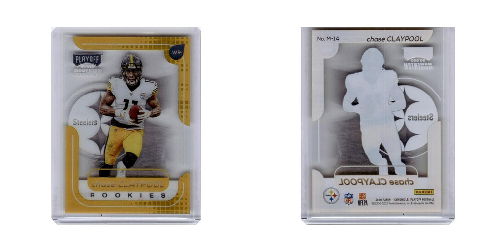 Chase Claypool 2020 Panini Chronicles Playoff Momentum Rookies #M-14 Steelers NM