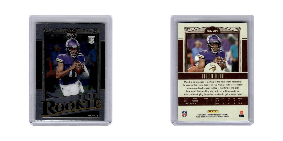 Kellen Mond 2021 Panini Chronicles Legacy #219 Minnesota Vikings NM
