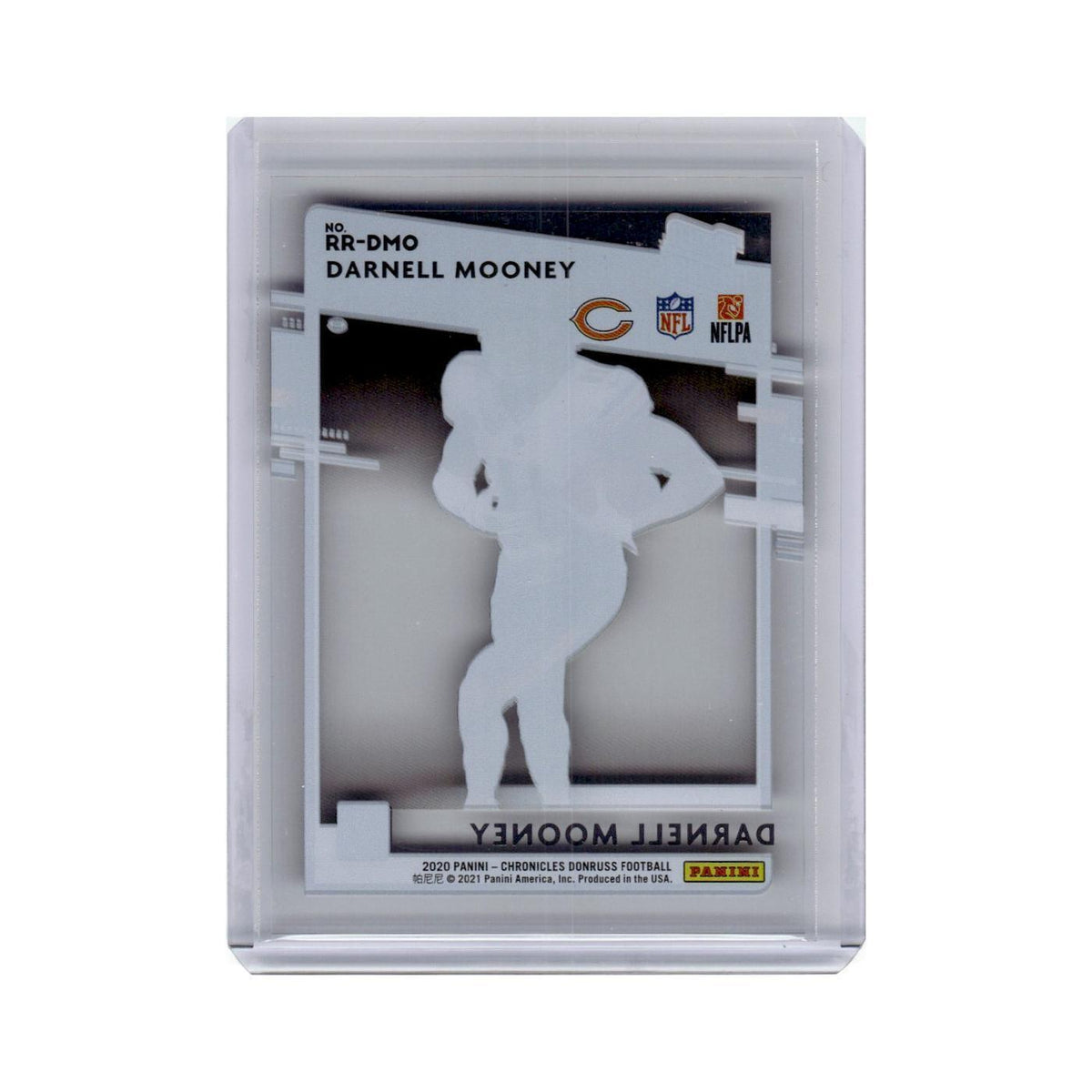 Darnell Mooney 2020 Donruss Clearly Rated Rookie #RR-DMO Chicago Bears NM