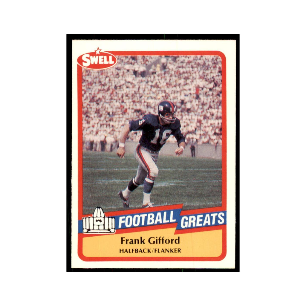 1989 CMC Swell Frank Gifford Football Cards #77
