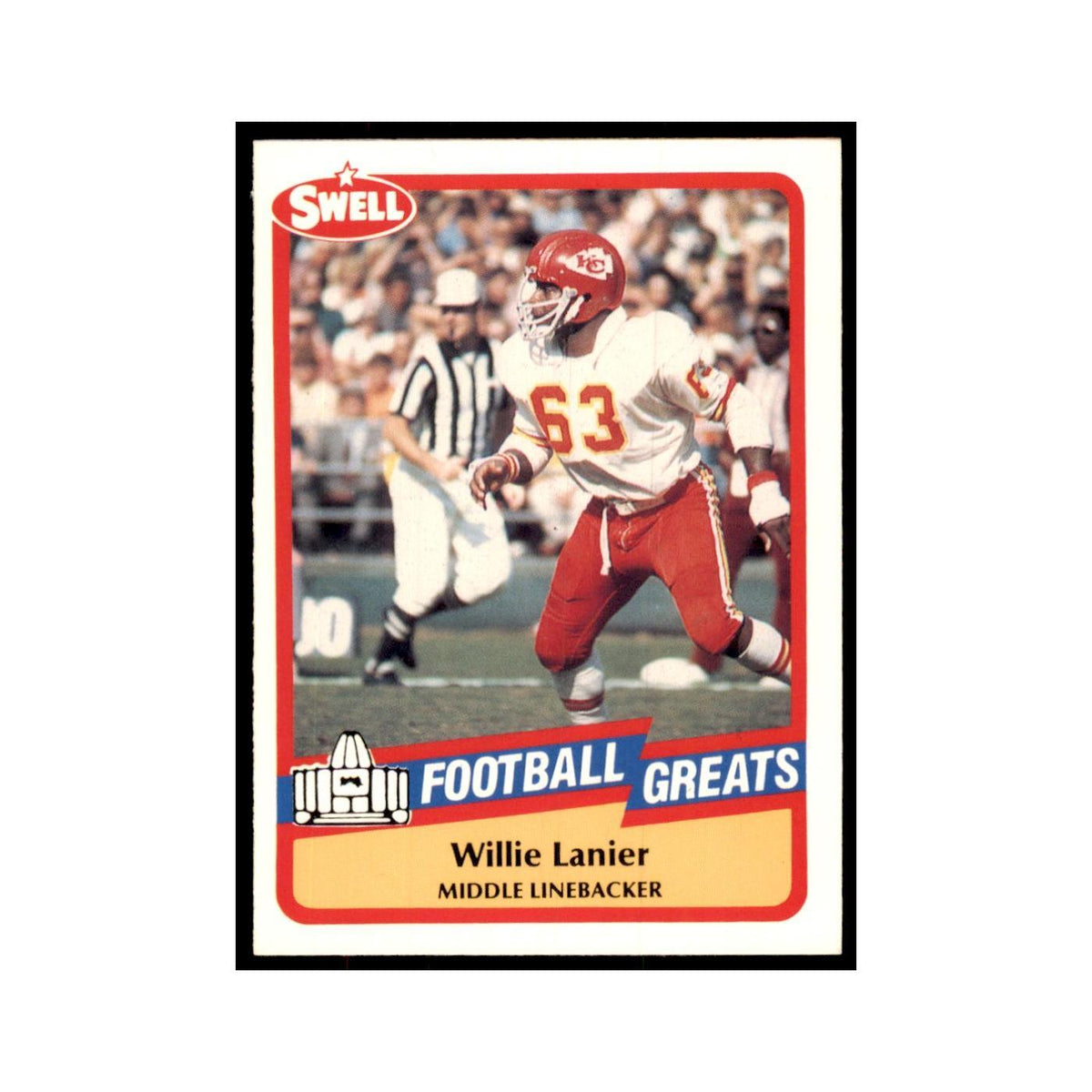 1989 CMC Swell Willie Lanier Football Cards #131