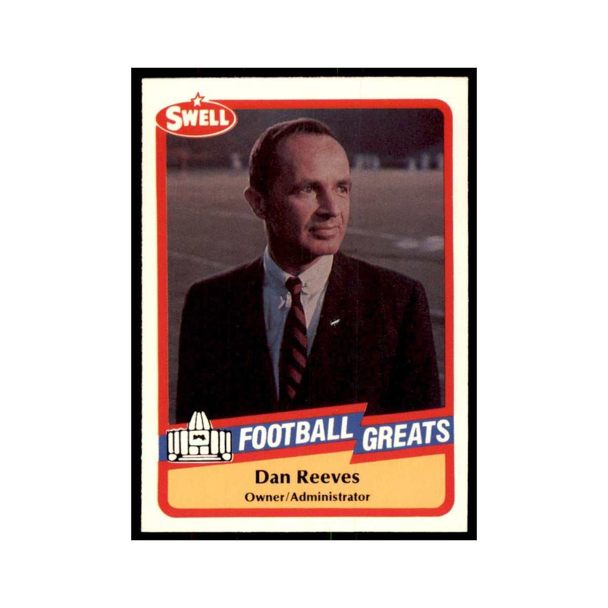 1989 CMC Swell Dan Reeves Football Cards #67