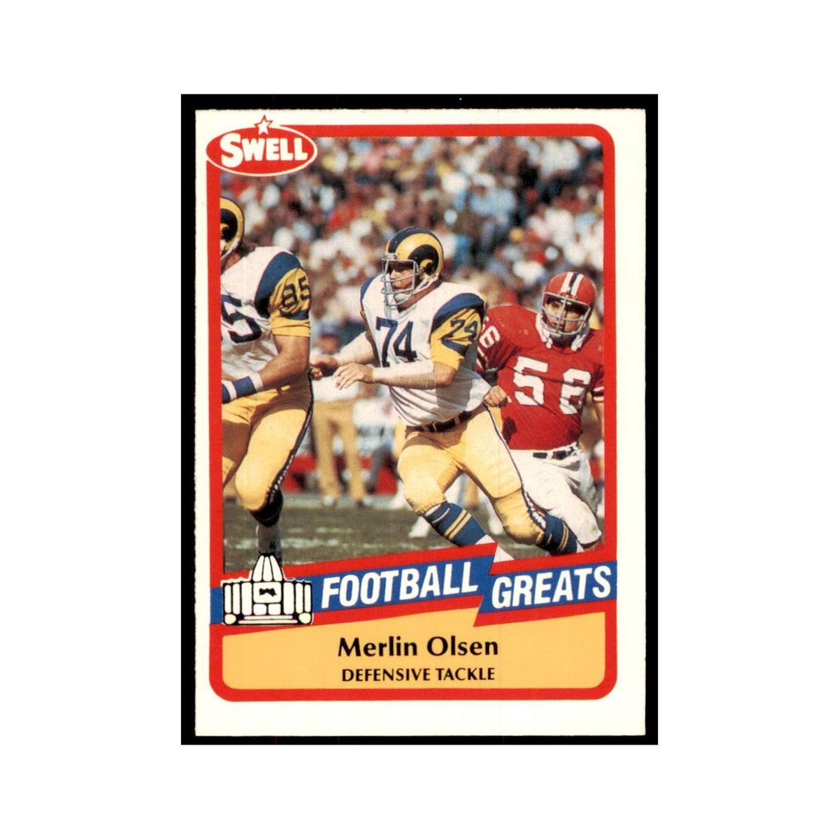1989 CMC Swell Merlin Olsen Football Cards #116