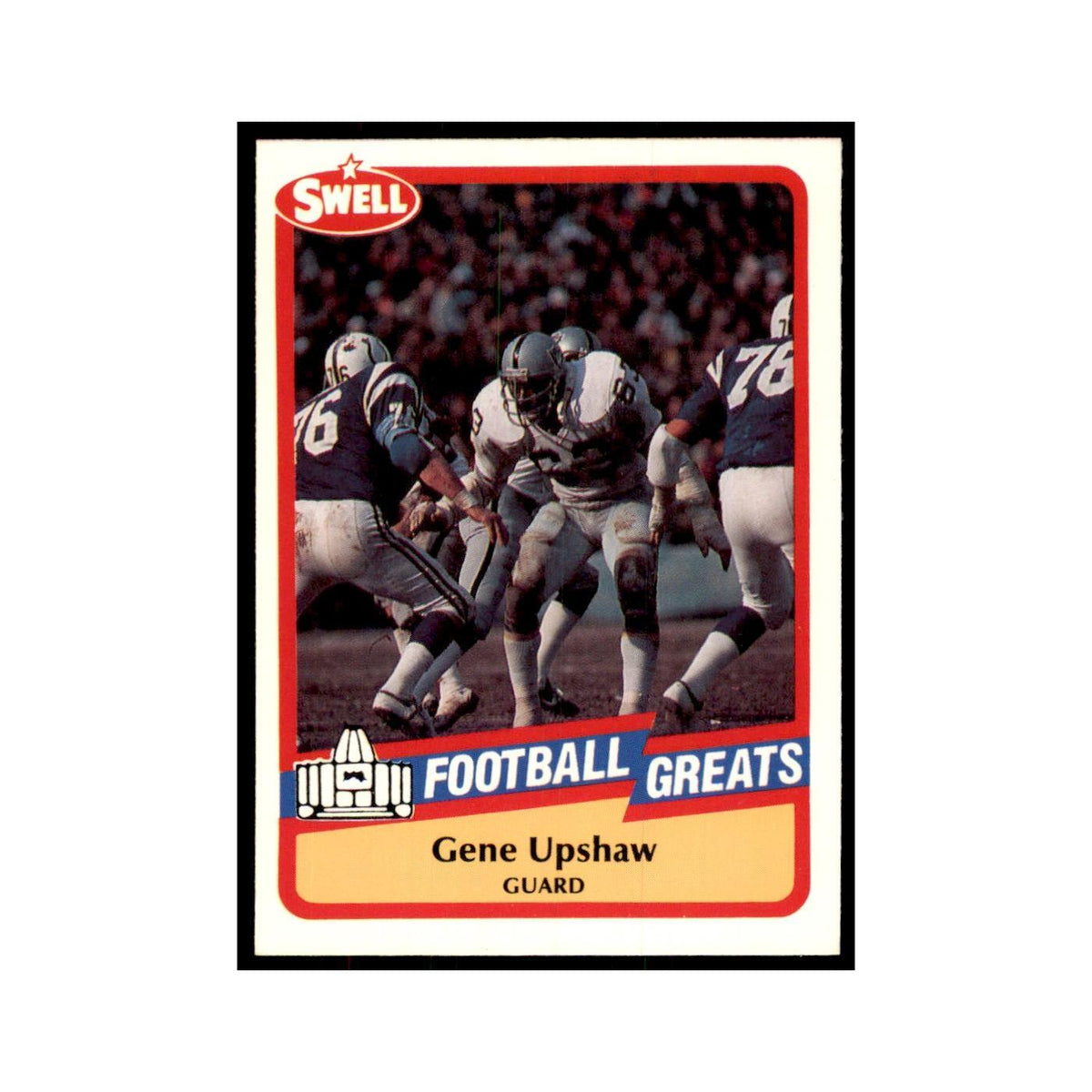 1989 CMC Swell Gene Upshaw Football Cards #147