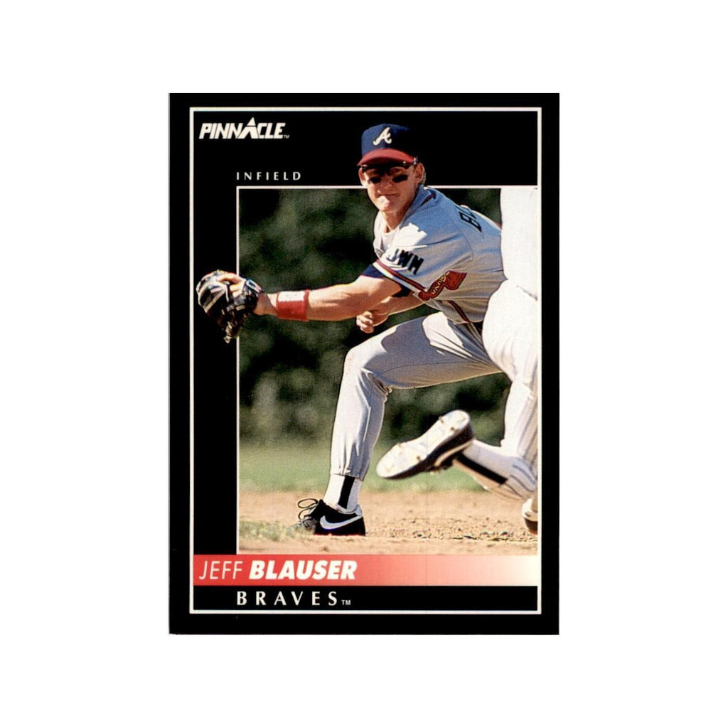 1992 Pinnacle Jeff Blauser Baseball Cards #477
