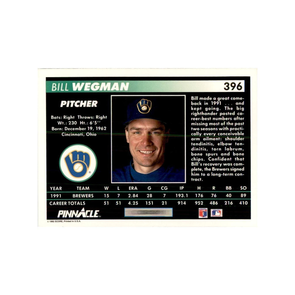 1992 Pinnacle Bill Wegman Baseball Cards #396