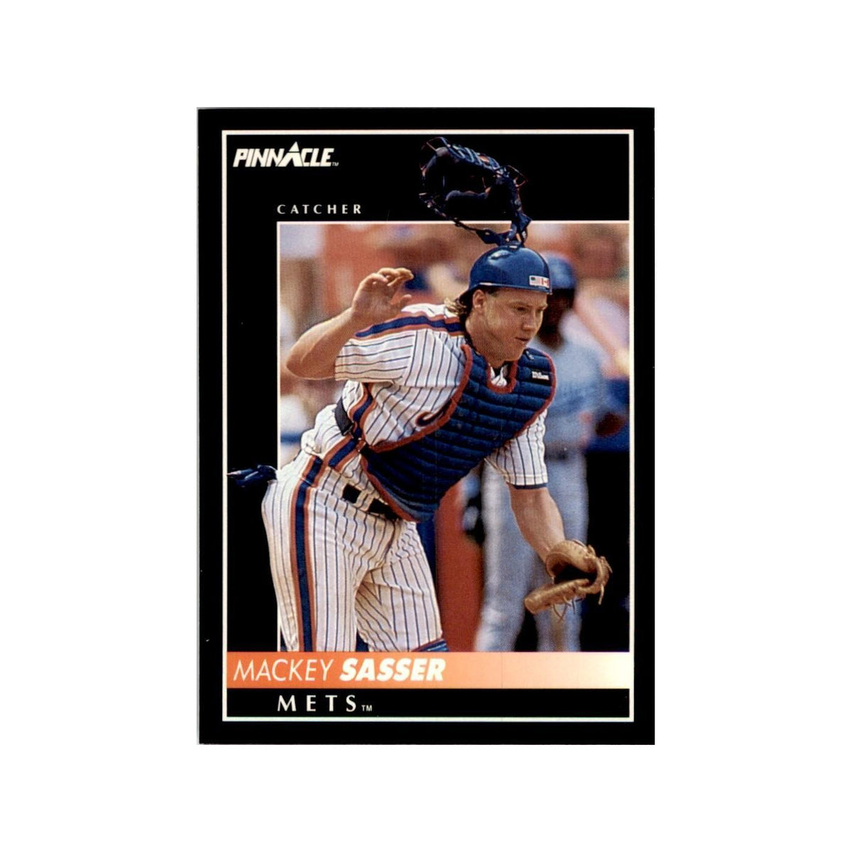 1992 Pinnacle Mackey Sasser Baseball Cards #447