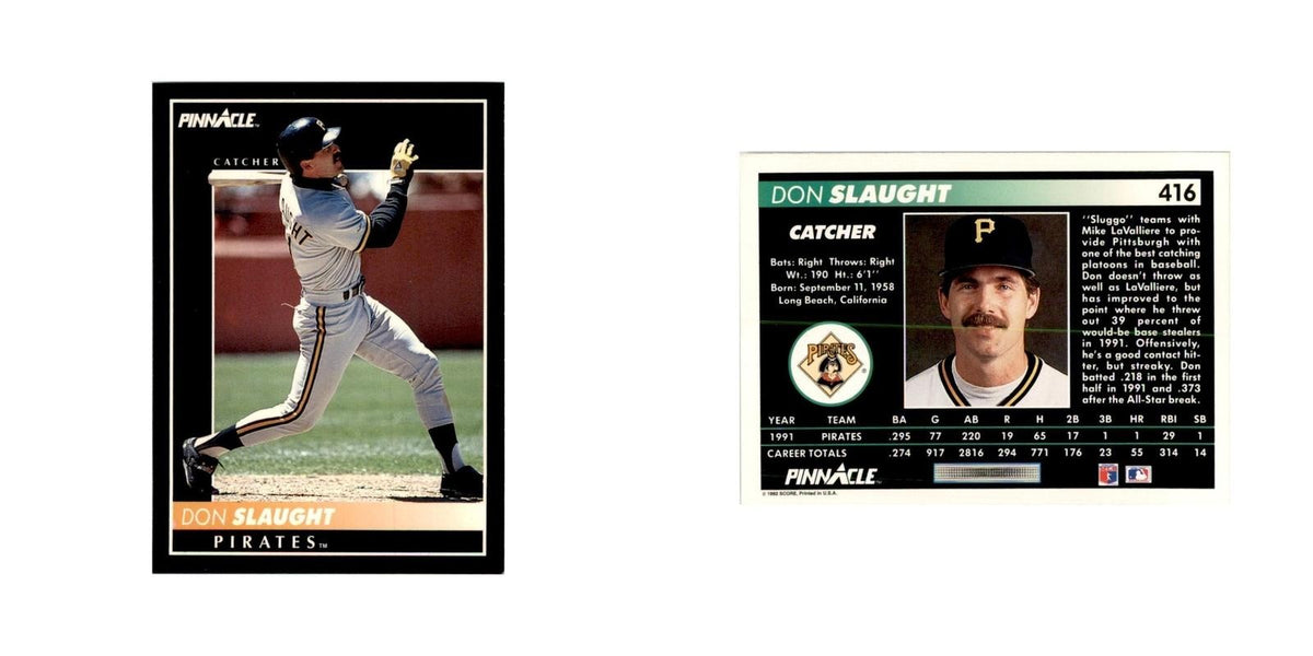1992 Pinnacle Don Slaught Baseball Cards #416