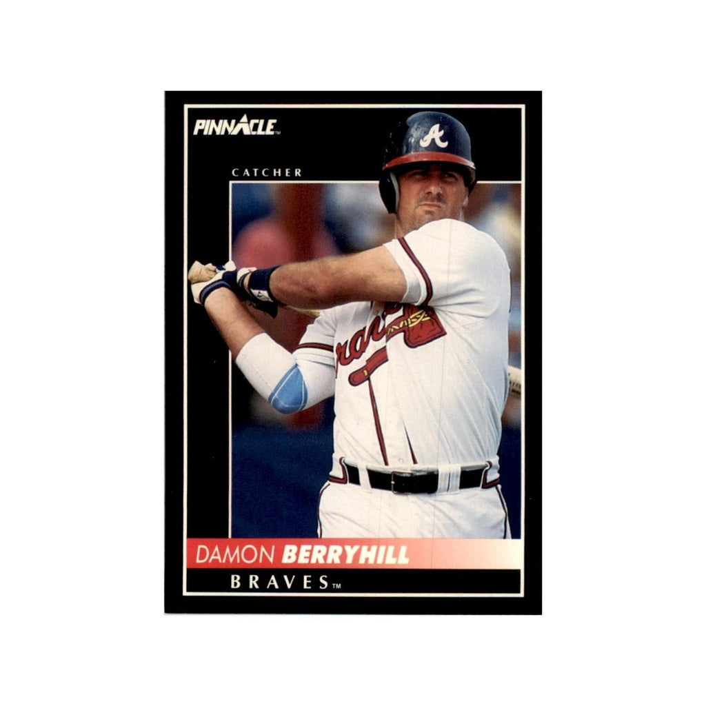 1992 Pinnacle Damon Berryhill Baseball Cards #390