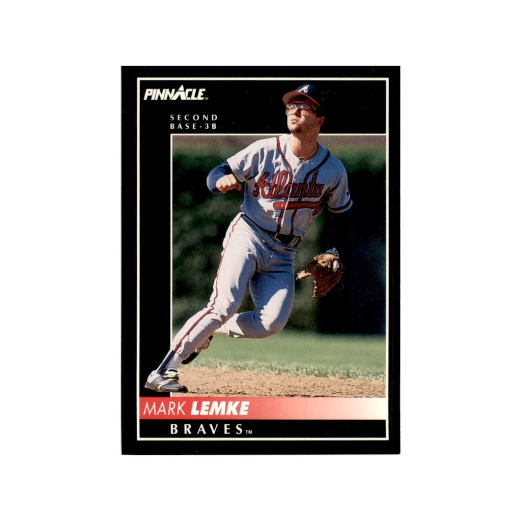 1992 Pinnacle Mark Lemke Baseball Cards #426