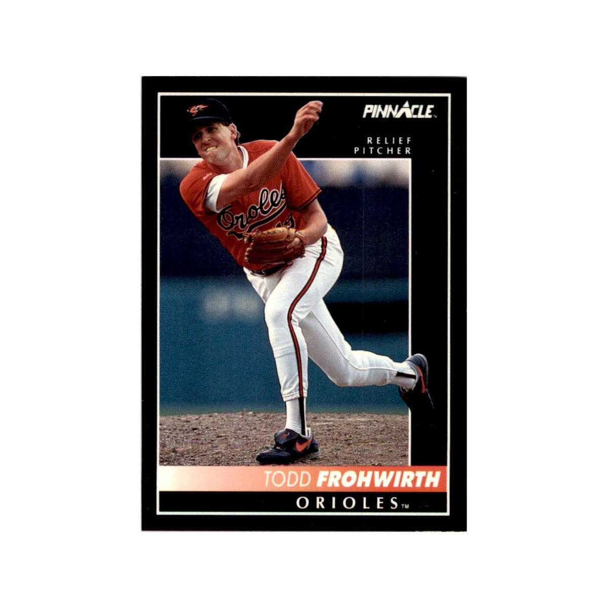 1992 Pinnacle Todd Frohwirth Baseball Cards #411