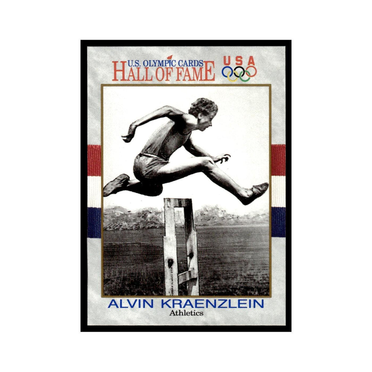 Alvin Kraenzlein 1991 Impel US Olympic Hall Of Fame #28 Baseball Card NM