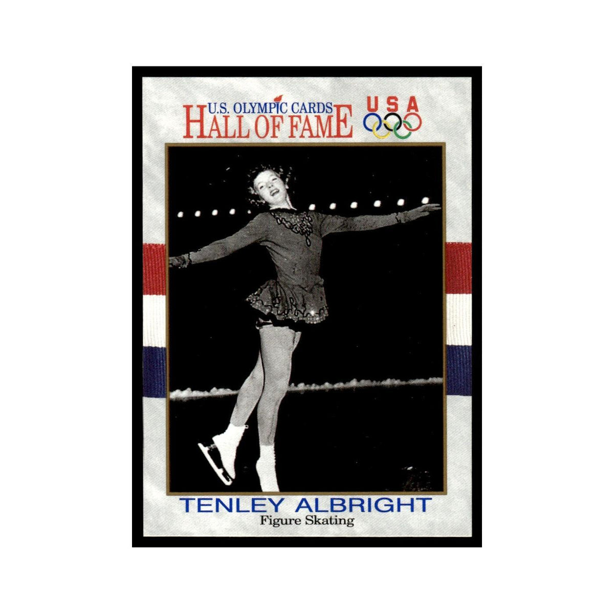Tenley Albright 1991 Impel US Olympic Hall Of Fame #38 Baseball Card NM