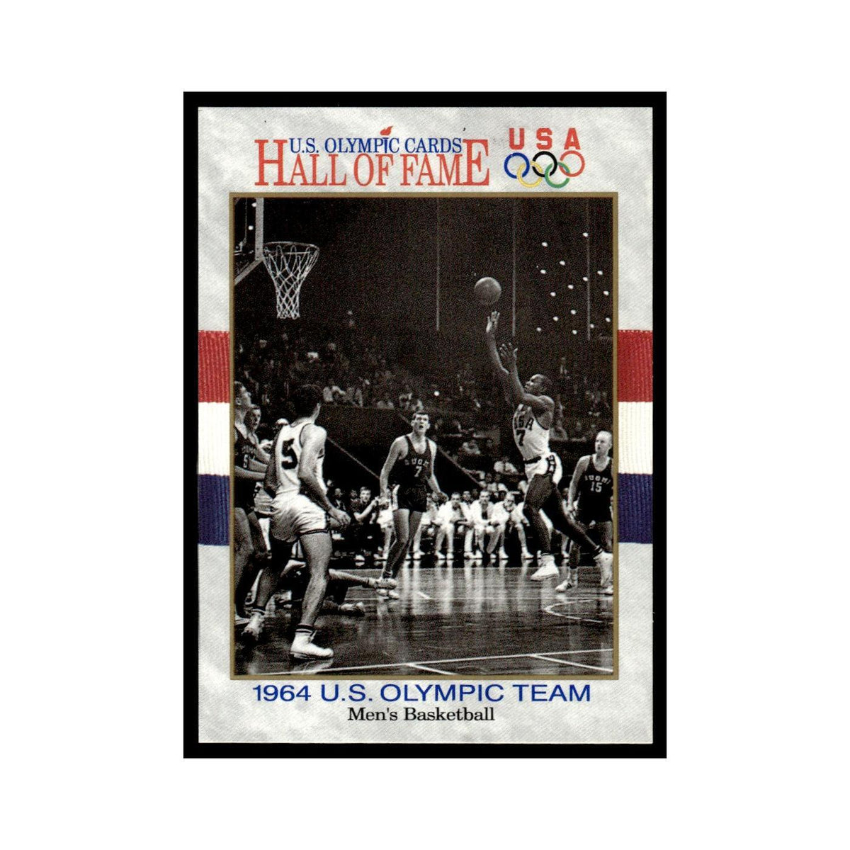1964 Team Men's Basketball 1991 Impel US Olympic Hall Of Fame #52 NM