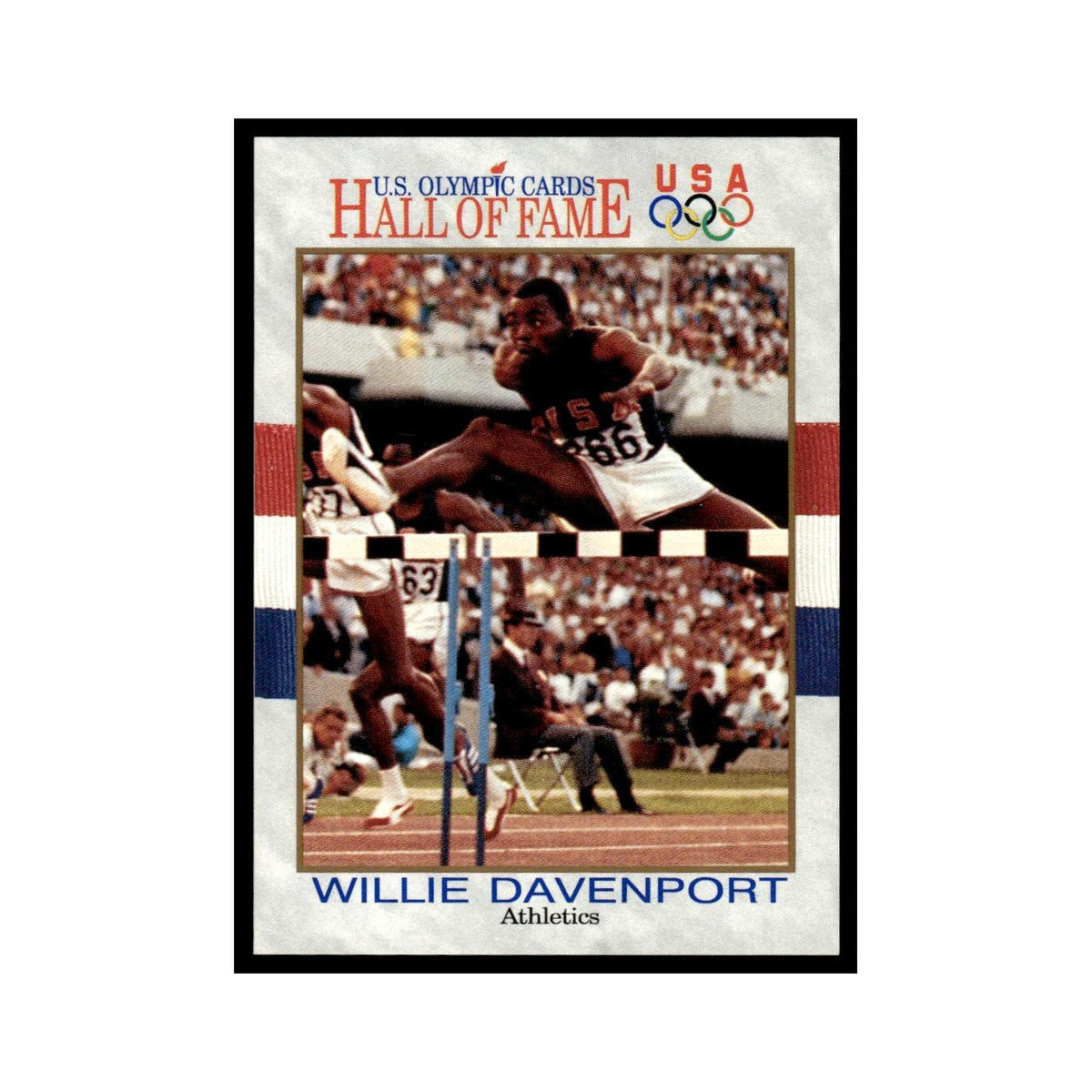 Willie Davenport 1991 Impel US Olympic Hall Of Fame #83 Baseball Card NM