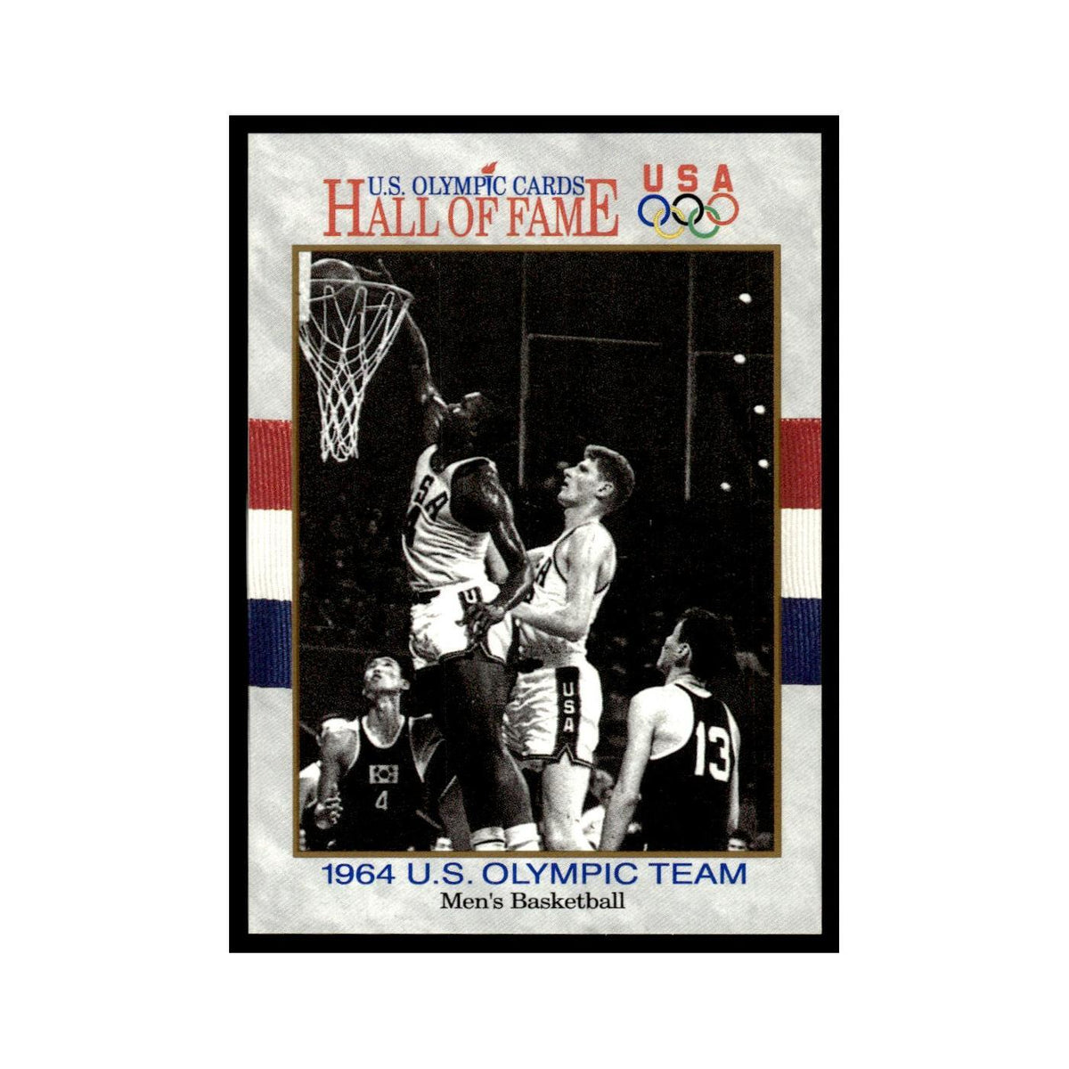 1964 Team Men's Basketball 1991 Impel US Olympic Hall Of Fame #54 NM