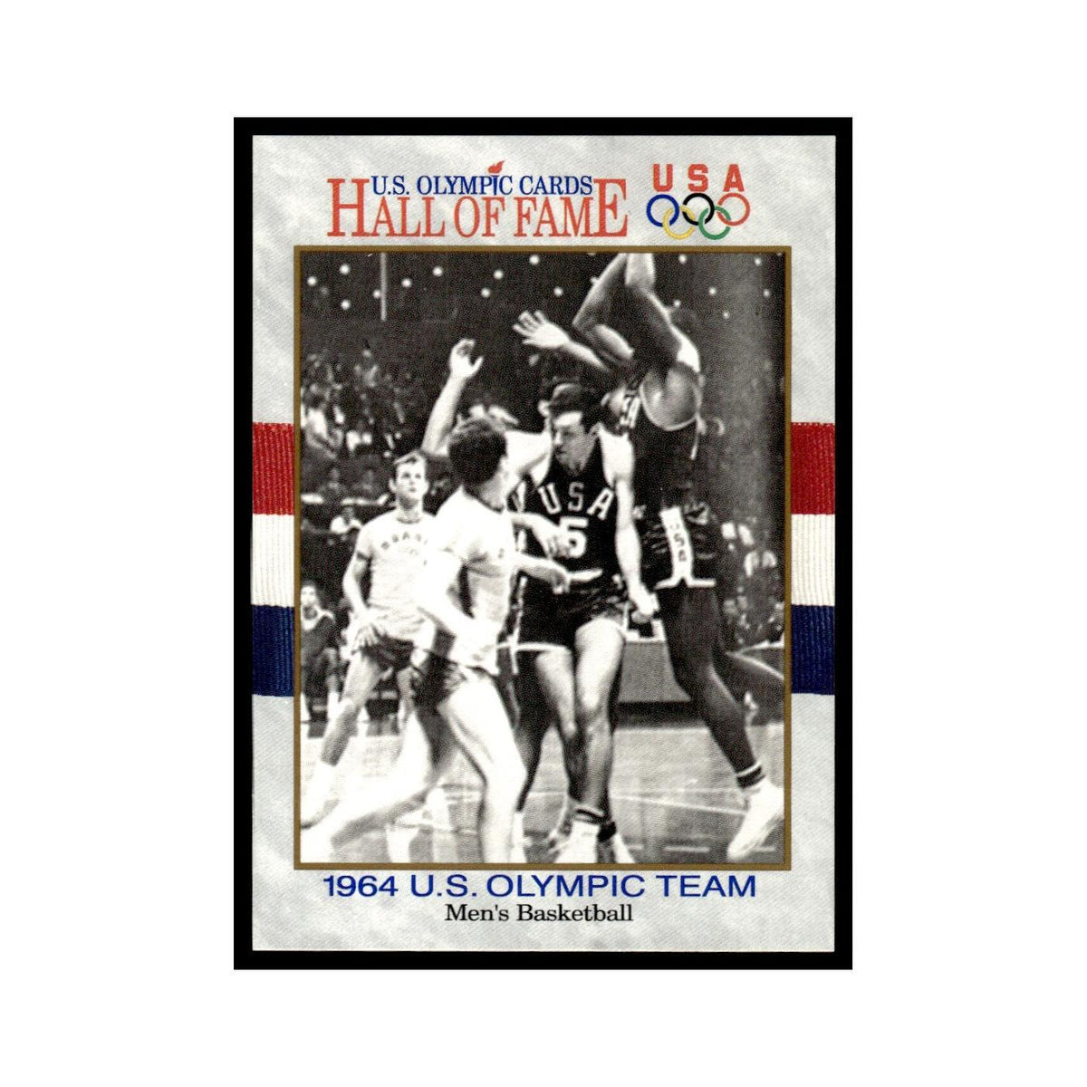 1964 Team Men's Basketball 1991 Impel US Olympic Hall Of Fame #55 NM