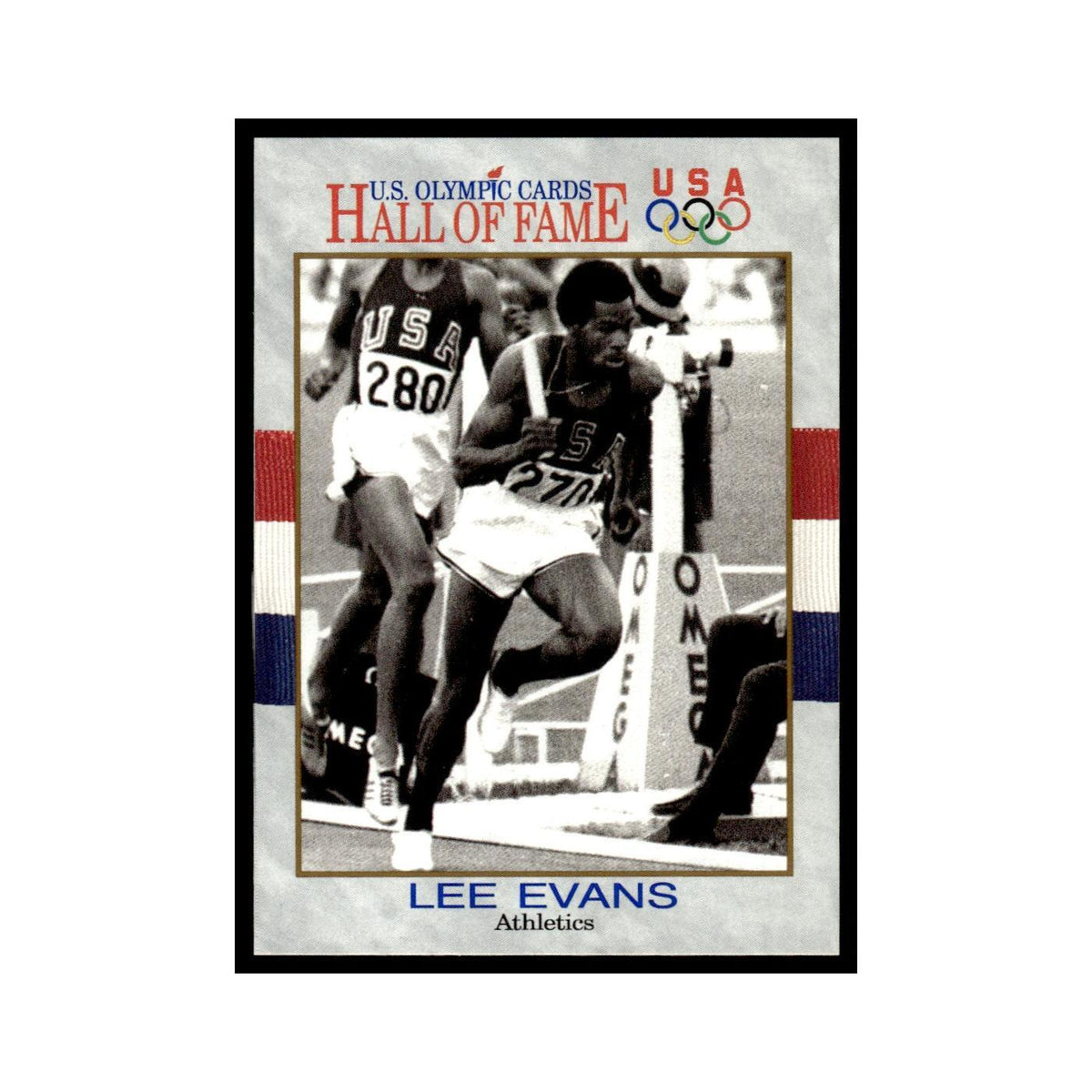 Lee Evans 1991 Impel US Olympic Hall Of Fame #42 Baseball Card NM